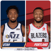 Utah Jazz Vs. Portland Trail Blazers Pre Game GIF - Nba Basketball Nba 2021 GIFs