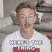 Heres The Thing Tyler Oakley GIF - Heres The Thing Tyler Oakley Theres A Catch GIFs