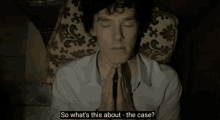 Sherlock Holmes Case GIF - Sherlock Holmes Case Benedict Cumberbatch GIFs