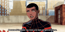 Real Miles Animated Spiderman Movie GIF - Real Miles Animated Spiderman Movie Im Dead GIFs