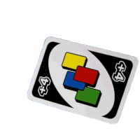 Wild Draw4card Uno Sticker - Wild Draw4card Uno Mattel163games Stickers