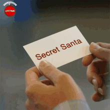 Secret Santa Hmm GIF - Secret Santa Hmm Curious GIFs