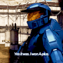Halo Yes It Was GIF - Halo Yes It Was I Won A Plus GIFs