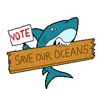 Lcv Save Our Oceans Sticker - Lcv Save Our Oceans Shark Stickers
