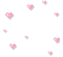 pink hearts