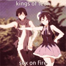 kings of leon sex on fire anime dance anime dance