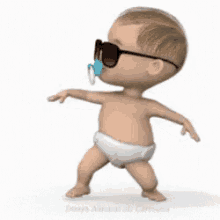Dancing Baby GIF - Dancing Baby Pacifier GIFs