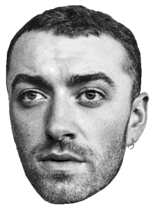 staring sam smith blank stare serious focus