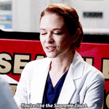 greys anatomy april kepner youre like the supreme court supreme court sarah drew greys anatomy april kepner youre like the supreme court supreme court sarah drew