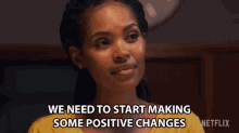 We Need To Start Making Some Positive Changes Gail Mabalane GIF - We Need To Start Making Some Positive Changes Gail Mabalane Thandeka Khumalo GIFs