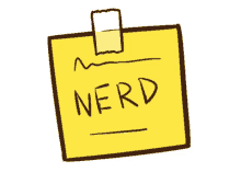 nerd stickie sticky notes