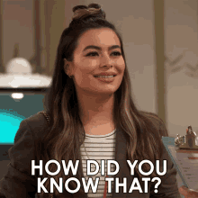How Did You Know That Carly Shay GIF - How Did You Know That Carly Shay Miranda Cosgrove GIFs