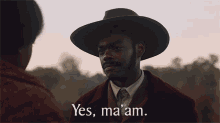 yes maam royal the underground railroad yes thats right maam yes maam royal the underground railroad yes thats right maam