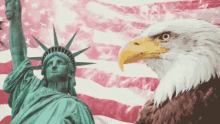 America Statue Of Liberty GIF - America Statue Of Liberty Blad Eage GIFs