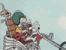 Snoopy Motorcycle GIF - Snoopy Motorcycle Cruising GIFs