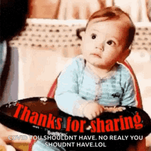 thanks for sharing cute baby thanks for sharing cute baby