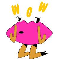 Confused Lips Say Wow Sticker - Tell Me Everything Wow Google Stickers