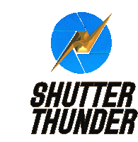 Shutter Thunder Spin Sticker - Shutter Thunder Spin Logo Stickers