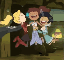 Sashannarcy Amphibia GIF - Sashannarcy Amphibia Sasha And Anne And Marcy GIFs