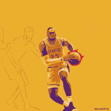 Lakers Slam Dunk GIF - Lakers Slam Dunk Animation GIFs