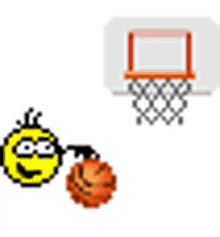 basket emoji ball dribble shoot