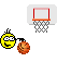 Basket Emoji Sticker - Basket Emoji Ball Stickers