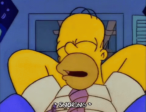 Homer Simpson Snoring GIF - Homer Simpson Snoring Sleeping - Discover &...