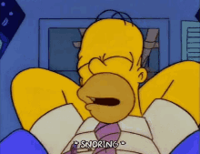 Homer Simpson Snoring GIF - Homer Simpson Snoring Sleeping GIFs