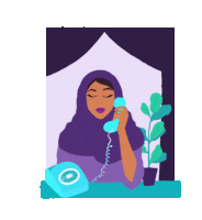 Stay Indoors But Stay Connected Muslim Sticker - Stay Indoors But Stay Connected Stay Indoors Stay Connected Stickers