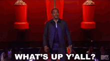 Whats Up Yall Anthony Mackie GIF - Whats Up Yall Anthony Mackie How Yall Doing GIFs