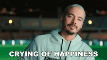 Crying Of Happiness J Balvin GIF - Crying Of Happiness J Balvin The Boy From Medellin GIFs