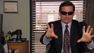 Blinded GIF - The Office Michael Blind GIFs