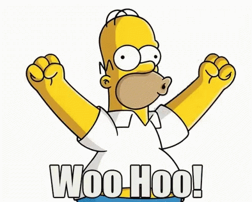 Homer Simpson Woohoo GIF - Homer Simpson Woohoo Off Work - Discover amp Share  GIFs