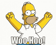 Homer Simpson Woohoo GIF - Homer Simpson Woohoo Off Work GIFs