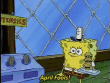 Spongebob April GIF - Spongebob April Fools GIFs