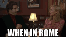 Anchorman When In Rome GIF - Anchorman When In Rome GIFs