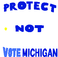 Stop Gun Violence Michigan Election Sticker - Stop Gun Violence Michigan Election Election Stickers