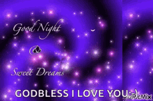 good night sweet dreams sleep tight god bless i love you
