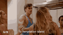 To Temptation Island And Finding What Our Heart Desires Cheers GIF - To Temptation Island And Finding What Our Heart Desires Cheers Thanks GIFs