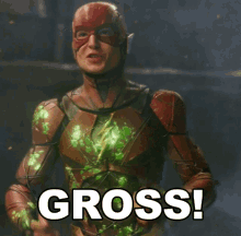 Gross The Flash GIF - Gross The Flash Justice League GIFs