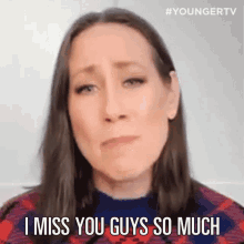 I Miss You Guys So Much Miriam Shor GIF - I Miss You Guys So Much Miriam Shor Younger GIFs