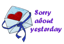 Sorry About Yesterday Heart GIF - Sorry About Yesterday Sorry Heart GIFs