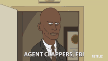 Agent Clappers Fbi Paradise Pd GIF - Agent Clappers Fbi Paradise Pd Fbi Is Here GIFs