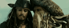 Jack Sparrow Davy Jones GIF - Jack Sparrow Davy Jones Pirates Of The Caribbean GIFs