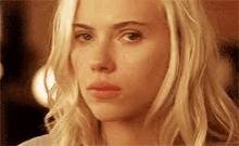 Scarlett Johansson Look GIF - Scarlett Johansson Look Stare GIFs