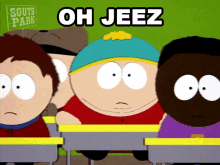 Oh Jeez Eric Cartman GIF - Oh Jeez Eric Cartman Token Black GIFs