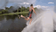 Water Skiing Push Ups GIF - Water Skiing Push Ups Water Walking GIFs