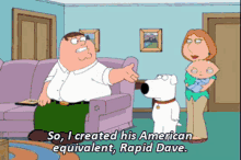 Family Guy Rapid Dave GIF - Family Guy Rapid Dave Up Your Ass Cat GIFs