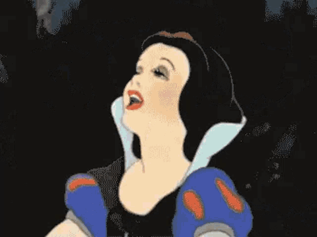 Snow White Explode Head GIF.