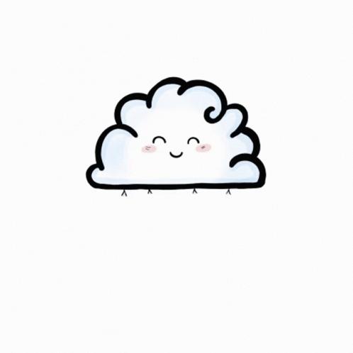 Cartoon Rain Clouds Gifs Tenor